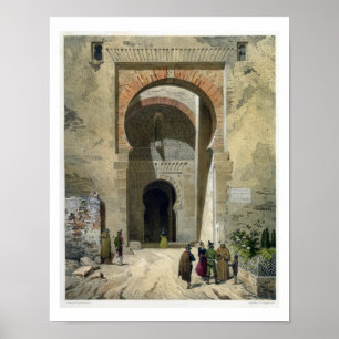 Rättsväsendets Grind, ingången till Alhambra i Gra Poster