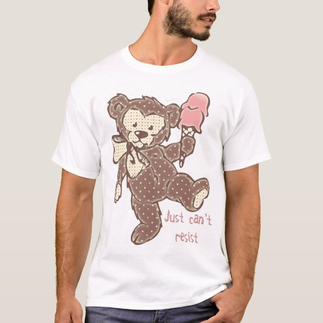 Rättvis-can't-motstå Tee Shirt (Framsida)