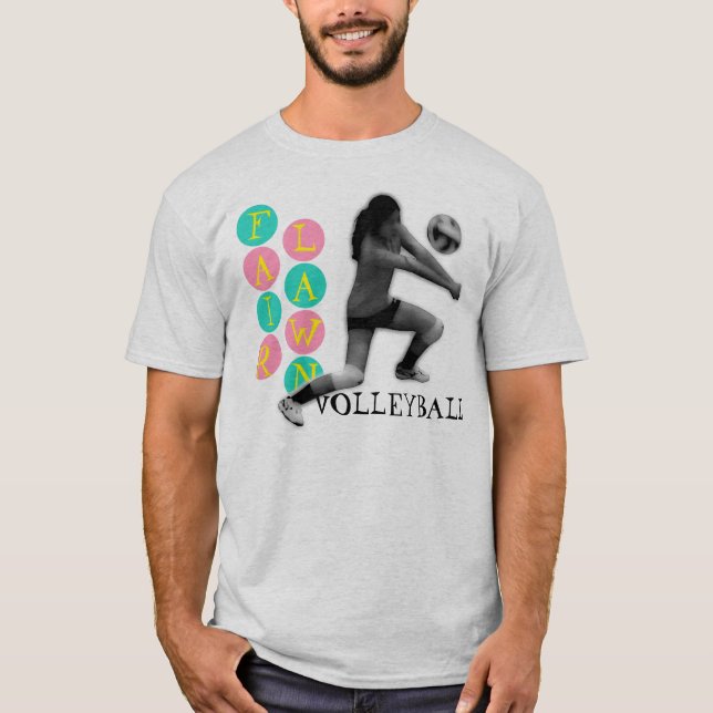 Rättvis Gräsmatta Volleyball T-shirt (Framsida)