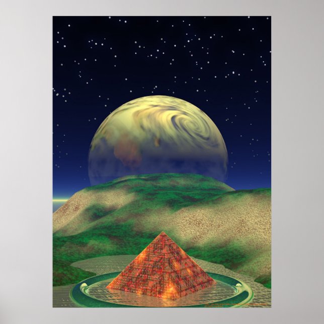 Rättvis Grönt Backe Poster (Framsidan)