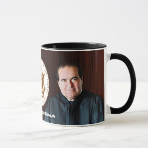 Rättvisa Antonin Scalia - U.S.-högsta domstolen Mugg