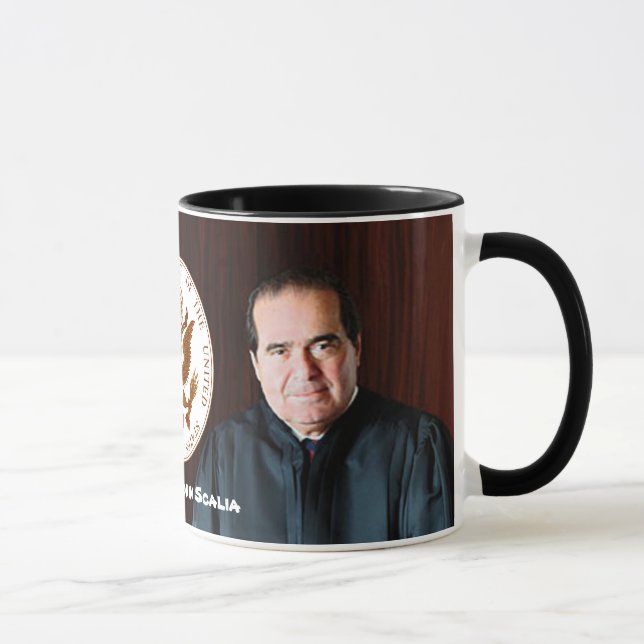 Rättvisa Antonin Scalia - U.S.-högsta domstolen Mugg (Höger)
