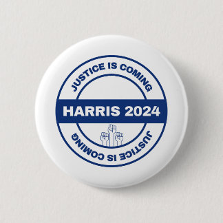 Rättvisa är på väg | Kamala harris Walz Val Knapp
