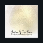 *~*RÄTTVISA AV FREDEN - gul guldabstrakt Fyrkantigt Visitkort<br><div class="desc">* Förhöjd energi - RÄTTVISA AV den härliga nätt visitkorten för FRED som specialiserar i BRÖLLOP och GIFTERMÅL. EN PASTELLFÄRGAD ljus bakgrund av GUL GULD- struktur gör för en unik idérik design för din RÄTTVISA AV FREDaffären. En revisor, kreativ, en bröllophändelsePlanner, en Spaägare, en terapeut, en livlagledare, möhippalagledarear, idérik professionell,...</div>