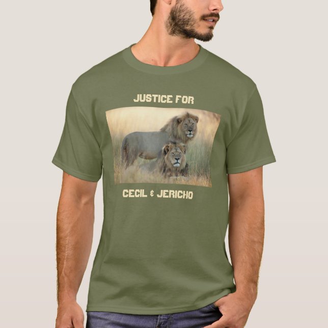 Rättvisa för Cecil & Jericho vid Brother Lejon T-shirt (Framsida)