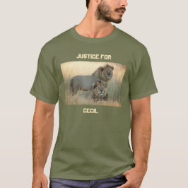 Rättvisa för Cecil med Jericho Bröderna Lejon Tee Shirt