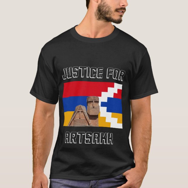 Rättvisa för den Artsakh (Mamik och Babik) T-tröja Tee Shirt (Framsida)