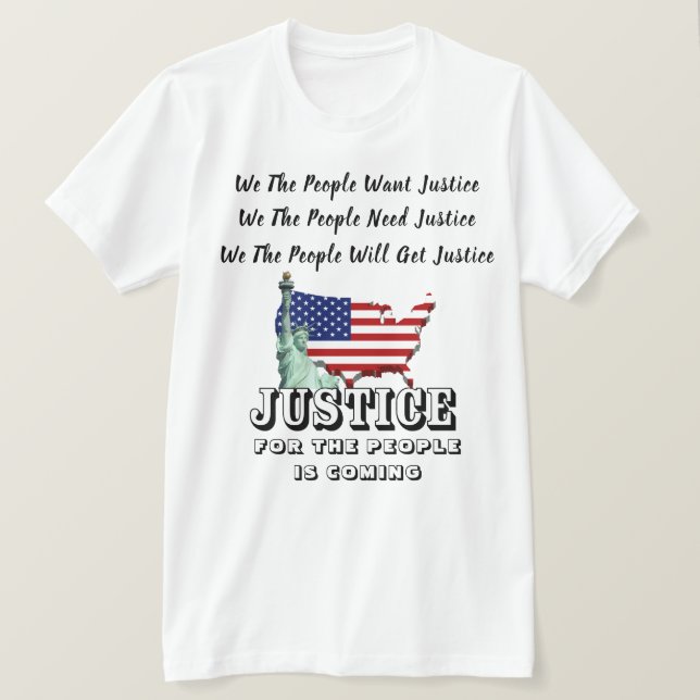 RÄTTVISA FÖR FOLKET KOMMER............. T SHIRT (Design framsida)
