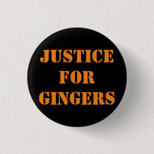 Rättvisa för Gingers 3 Cm Round Badge Knapp