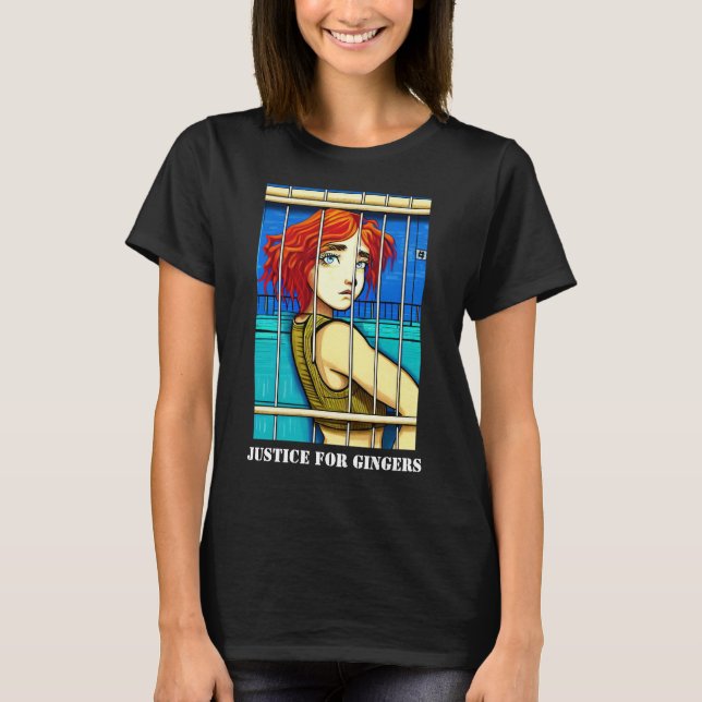 Rättvisa för Gingers T-Shirt (Framsida)