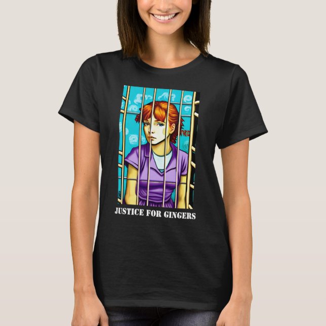 Rättvisa för Gingers T-Shirt (Framsida)