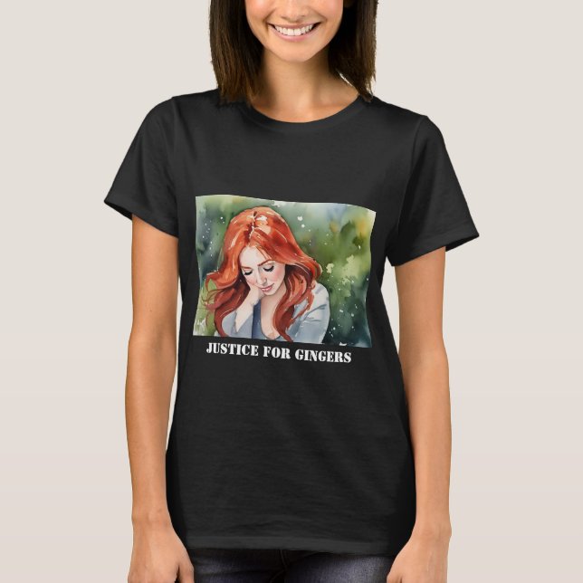 Rättvisa för Gingers T-Shirt (Framsida)