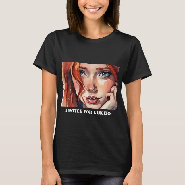 Rättvisa för Gingers T-Shirt (Framsida)