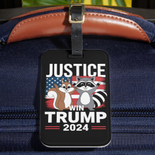 Rättvisa För Jordnötten Vinner Trump 2024 Bagagebricka