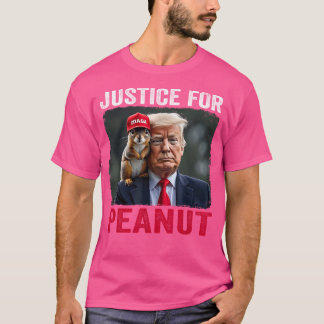 Rättvisa för jordnöttruppen t shirt