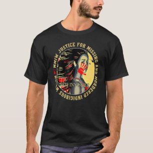 Rättvisa för miw som saknar dödad inhemsk resil t shirt