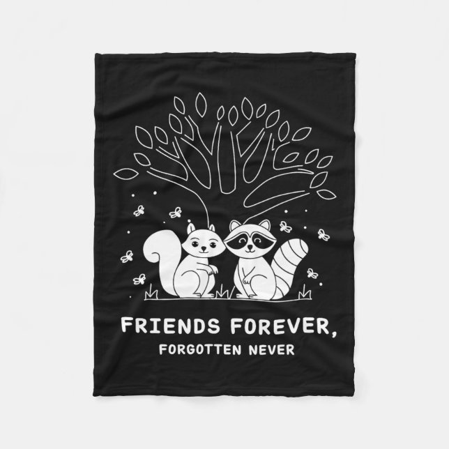 Rättvisa för peanut-ekorren - Jul Julafton S Fleecefilt (Framsidan)