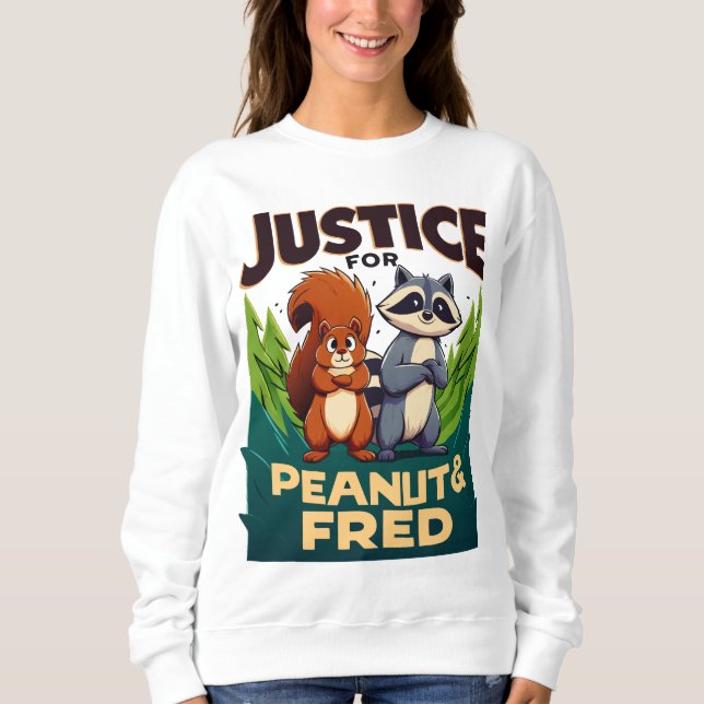 Rättvisa för peanut, ekorren och Fred T Shirt (Framsida)