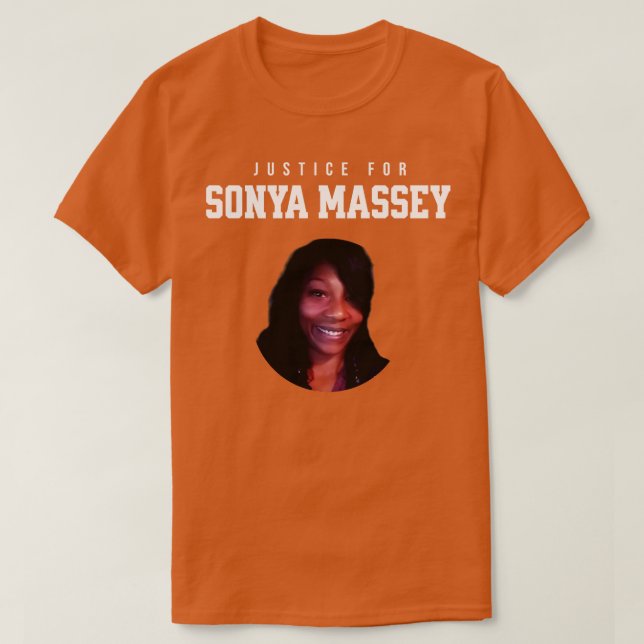 Rättvisa för Sonya Massey Tribute 1 T Shirt (Design framsida)