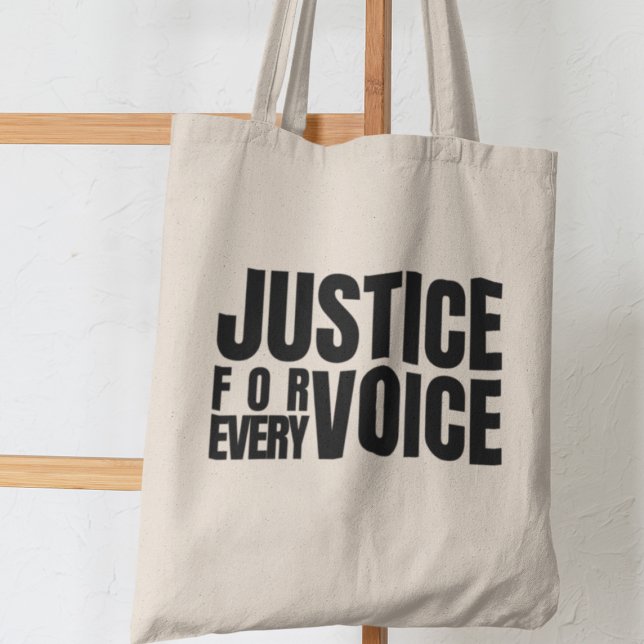 Rättvisa för varje Social-rösträtt Tygkasse (Get yours today and be a part of the change!)
