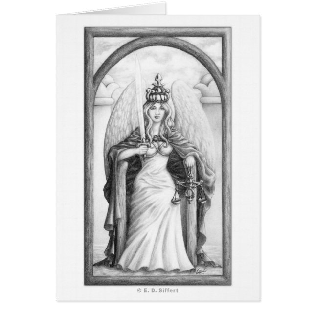 Rättvisa Hälsningskort (Framsidan)