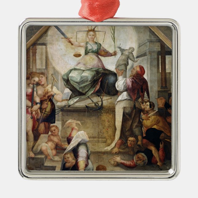 Rättvisa Julgransprydnad Metall (Framsidan)