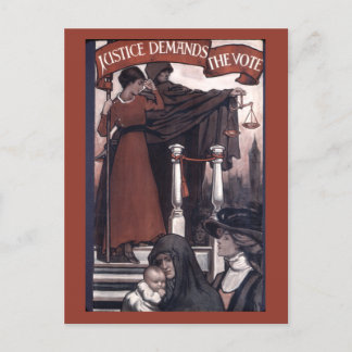 Rättvisa kräver omröstning vykort