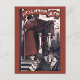 Rättvisa kräver omröstning vykort