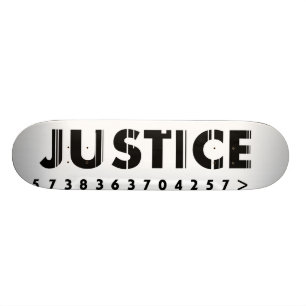 Rättvisa-LOGOTYP-TILL-gå Skateboard Bräda 21,5 Cm