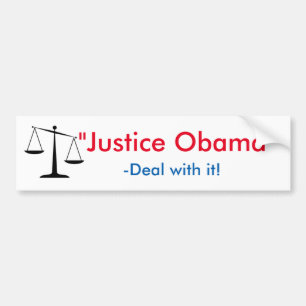"Rättvisa Obama ", Bildekal