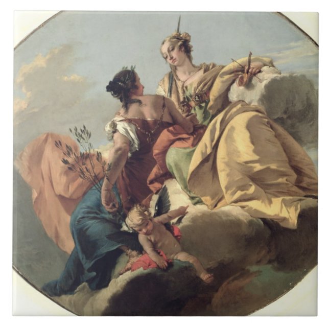 Rättvisa och fred kakelplatta (Framsidan)