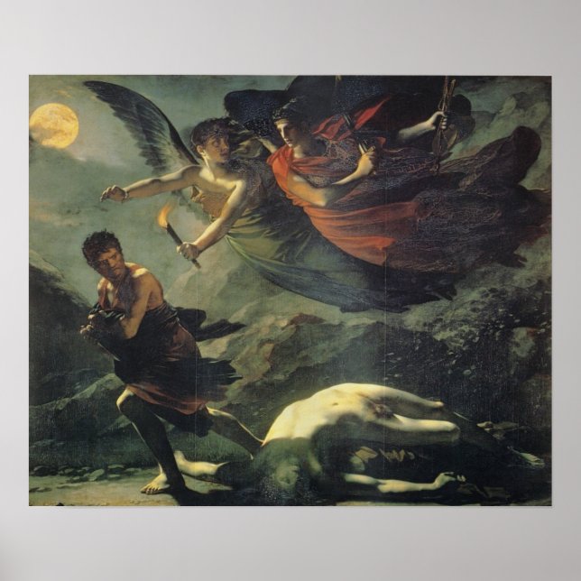 Rättvisa och gudomlig vaksamhet som utövar brottsl poster (Framsidan)