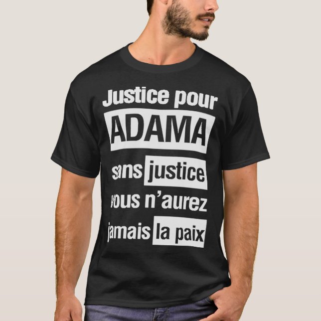 rättvisa pour adama Classic T-Shirt (Framsida)