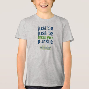 Rättvisa, rättvisa ska ni följa Barn T-Shirt