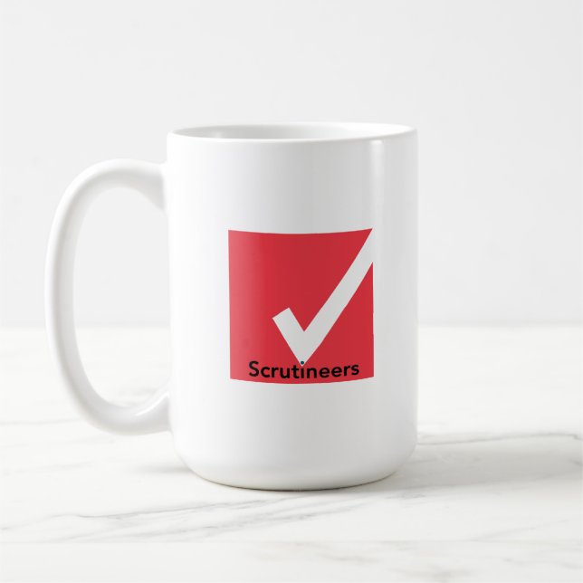 Rättvisa val för kandidater - skydda alla väljare kaffemugg (Vänster)