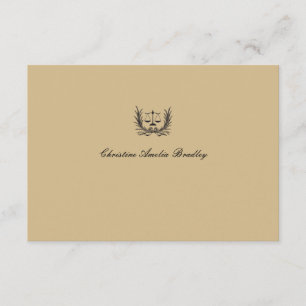 Rättvisakranpersonlig Notecard/tack Tack Kort