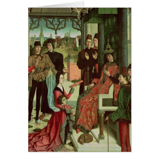 Rättvisan av kejsaren Otto: Försök avfyrar by Hälsningskort (Framsidan)