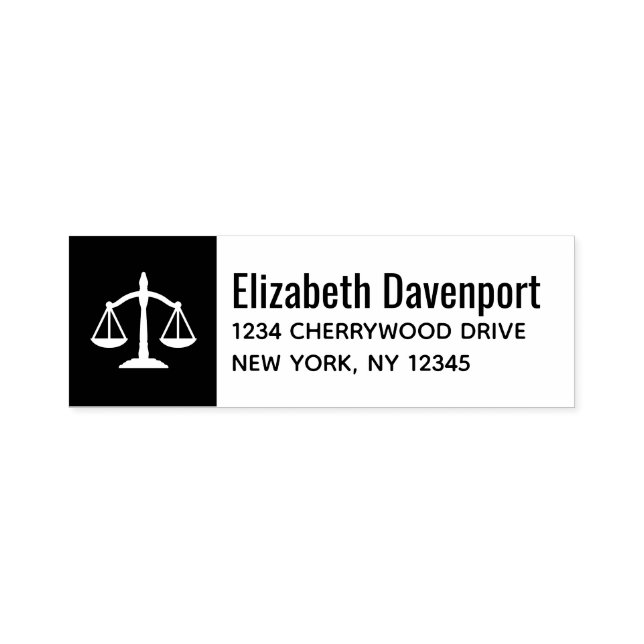 Rättvisans vågar tema design självfärgande stämpel (Design)