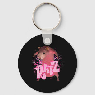 Ratz Roligt Rosa Mouse Råtta Meme Manar Kvinnor Ha Nyckelring