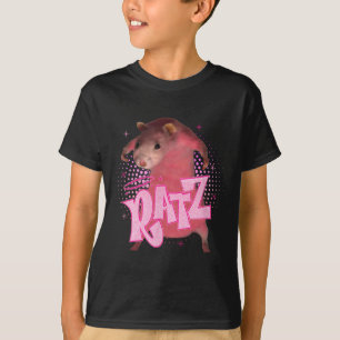 Ratz Roligt Rosa Mouse Råtta Meme Manar Kvinnor Ha T Shirt