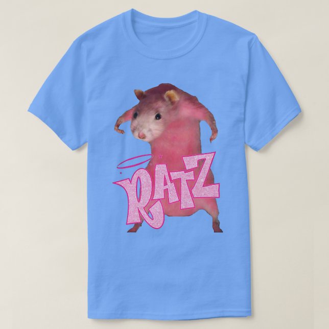 Ratz Rosa Long Meme Funny Mouse Costume Ugly Chris T Shirt (Design framsida)
