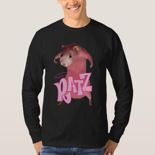 Ratz Rosa Meme T Shirt (Framsida)