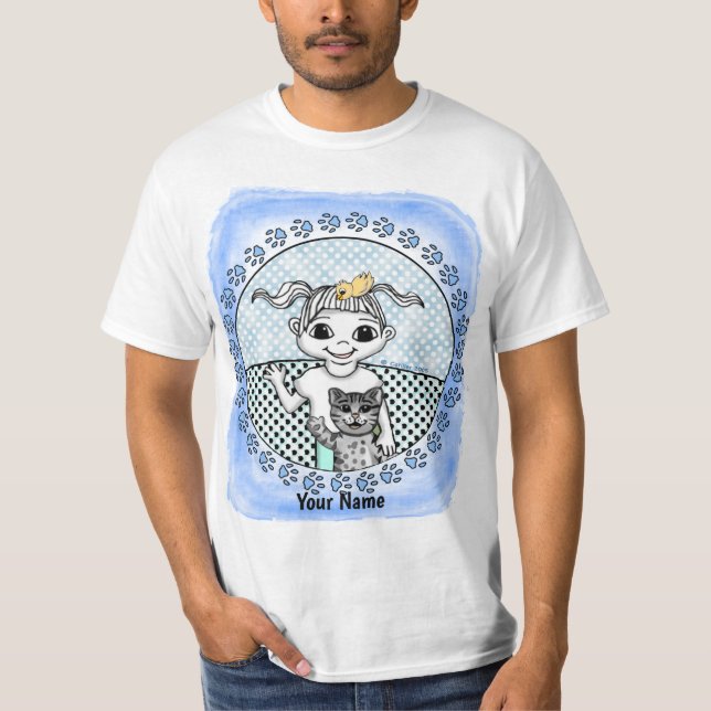 Ratzy Cat och Bitzy T-Shirt (Framsida)