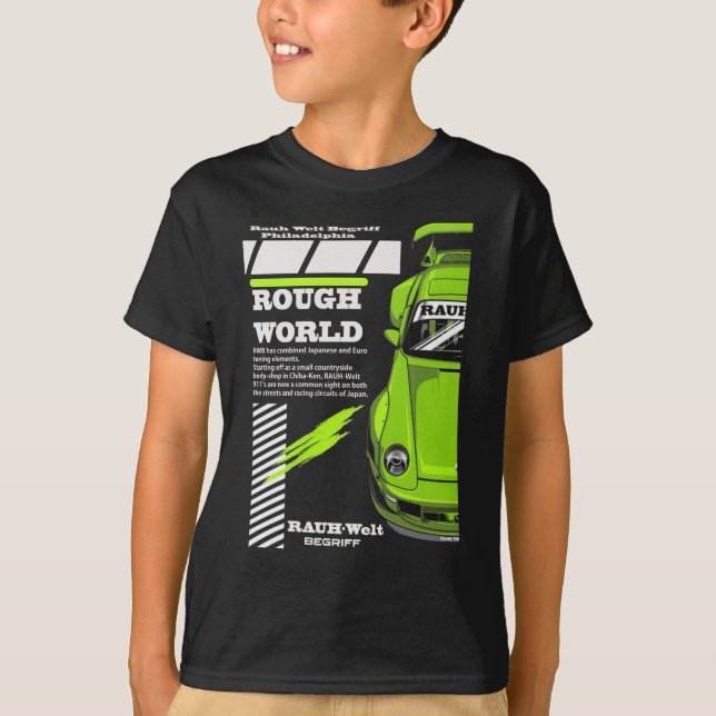 Rauh Welt RWB-Grönt T Shirt (Framsida)
