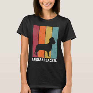 Rauhaardackel Vintage T Shirt