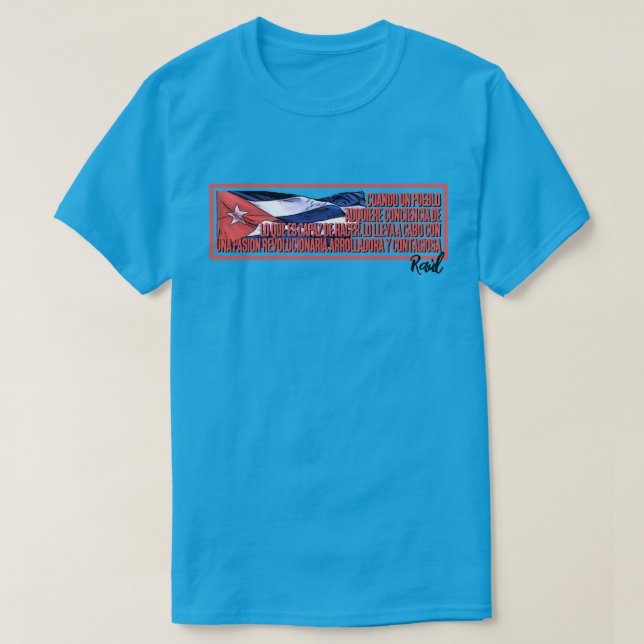 Raúl Castro T Shirt (Design framsida)