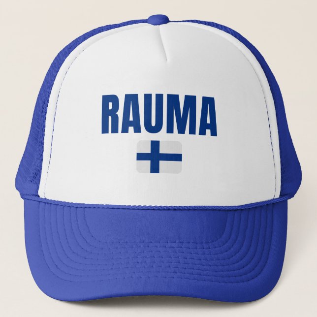 RAUMA Finland Flagga Keps (Framsida)