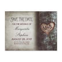 Raustik, gammal träd, spara datumvykort