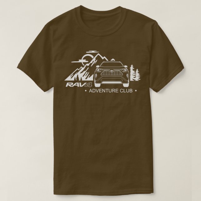 RAV4 Äventyr Klubb  T Shirt (Design framsida)