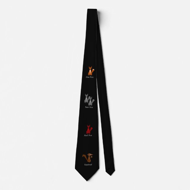 Räv-/ekorremanar Tie Slips (Framsida)